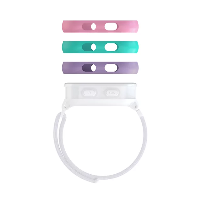 Náhradní silikonové rámečky pro chytré hodinky inSPORTline Cubbio 3ks - černo-modro-oranžová