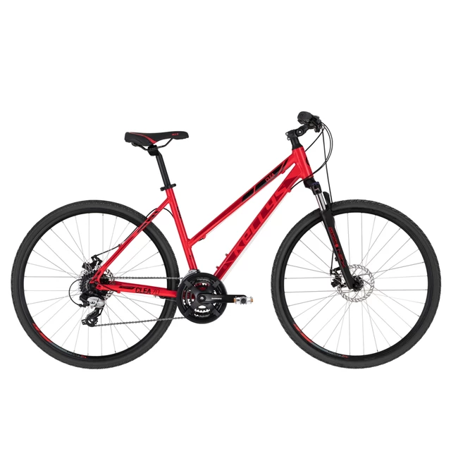 Dámsky crossový bicykel KELLYS CLEA 70 28" 7.0 - Dark Blue - Red