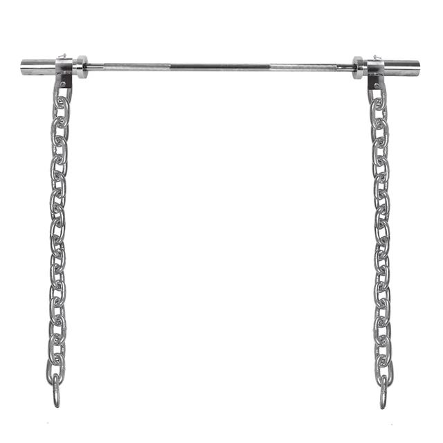 Weight Lifting Chains with Barbell inSPORTline Chainbos Set 2x25kg