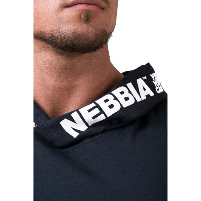 Men’s Hooded Tank Top Nebbia No Excuses 173 - Black