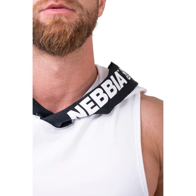 Nebbia No Excuses 173 Herren Tanktop mit Kapuze - schwarz