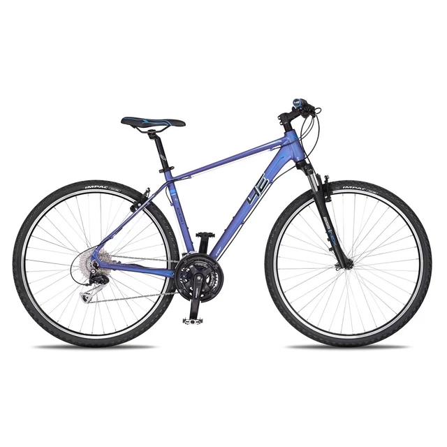 4EVER Energy 28'' - Herren Cross Fahrrad Modell 2019 - schwarz-grün - blau-lila
