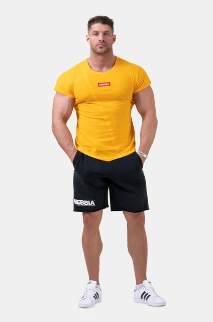 Férfi póló Nebbia Red Label Muscle Back 172 - fekete