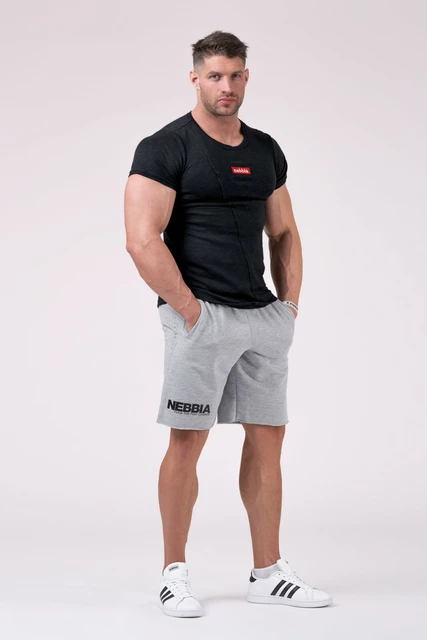 Férfi póló Nebbia Red Label Muscle Back 172 - fekete