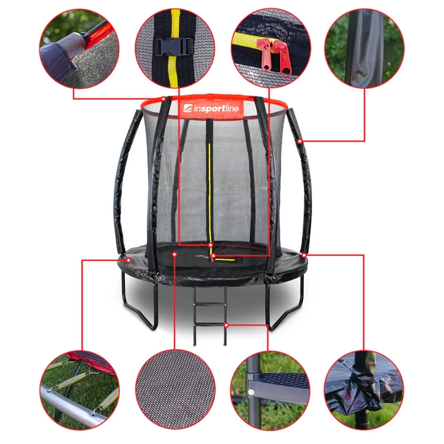 Trampoline Set inSPORTline Flea 183 cm