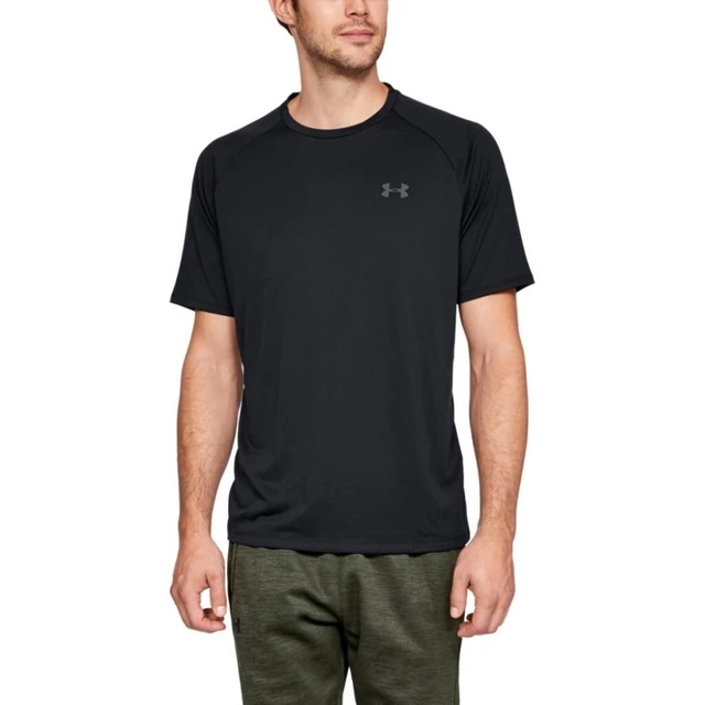 Men’s T-Shirt Under Armour Tech SS Tee 2.0 - Red/Graphite - Black/Graphite