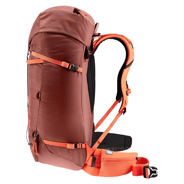 Turistický batoh Deuter Guide 34+8 - redwood-papaya