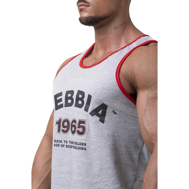 Nebbia Old School Muskel 193 Tanktop - schwarz