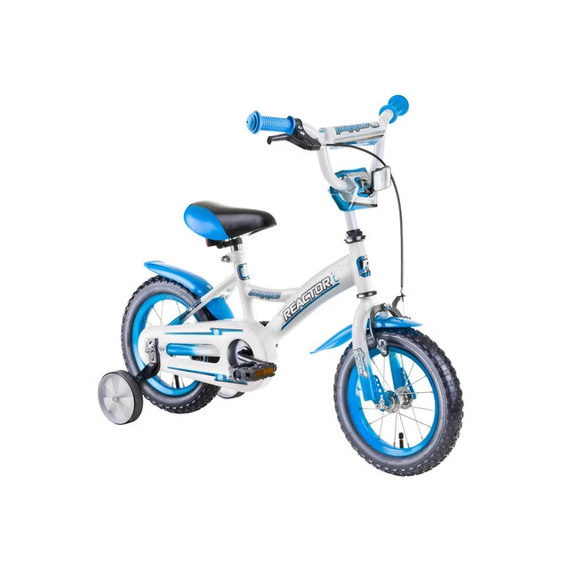 Detský bicykel Reactor Puppy 12" - model 2019 - White-Blue