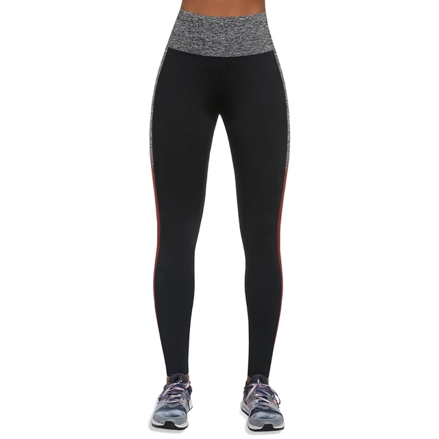 Női leggings BAS BLACK Extreme - fekete-szürke-piros