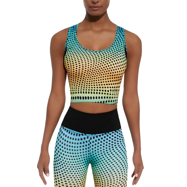 BAS BLACK Wave-Top 30 Damen Sporttop - bunt, L - bunt