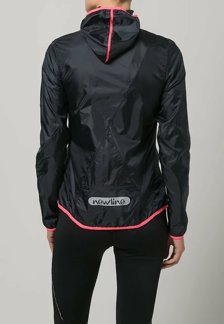 Women’s Running Jacket Newline Imotion Print – with Hood - Dark Blue