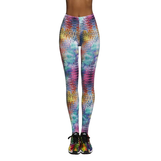 Women’s Sports Leggings BAS BLACK Tessera 90 - Multicolour - Multicolour