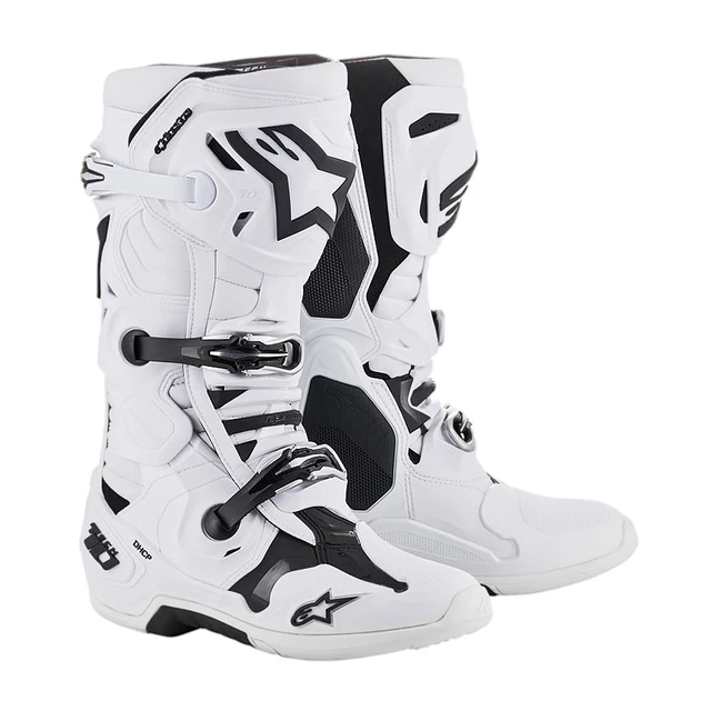 Moto boty Alpinestars Tech 10 bílá - bílá - bílá