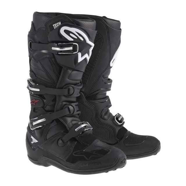 Moto boty Alpinestars Tech 7 černé - černá - černá