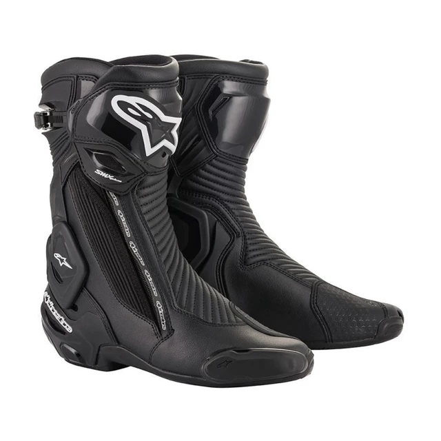 Dámske moto topánky Alpinestars SMX Plus 2 čierne - čierna