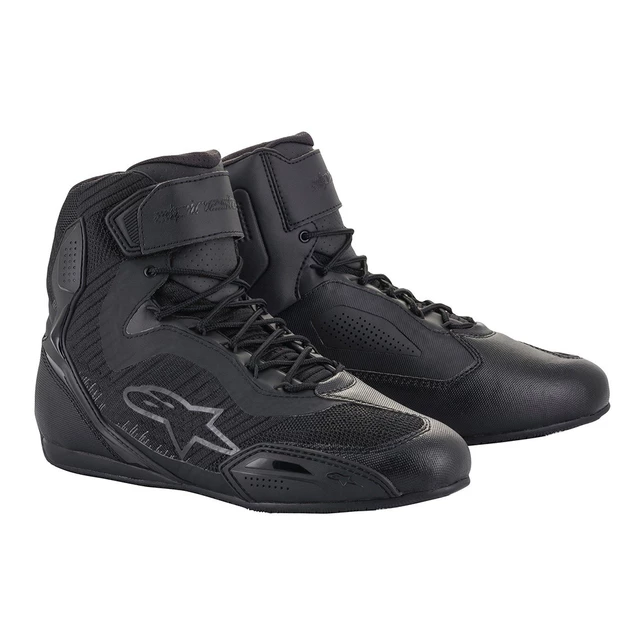 Women’s Motorcycle Shoes Alpinestars Stella FASTER-3 Rideknit Black/Anthracite Gray - Black/Anthracite - Black/Anthracite