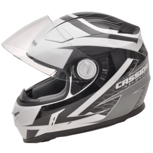 Motorcycle Helmet Cassida Evo - Black-White