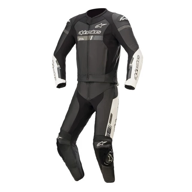 Dvoudílná moto kombinéza Alpinestars GP Force Chaser černá/bílá - černá/bílá