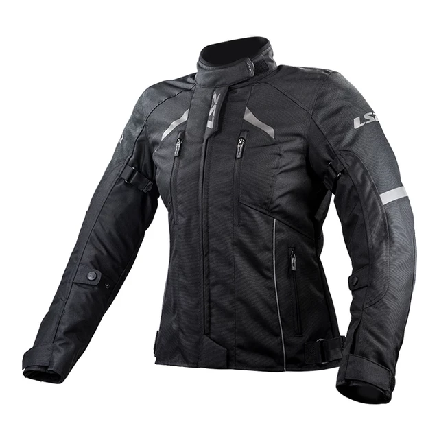 Women’s Motorcycle Jacket LS2 Serra EVO Lady Black - Black - Black