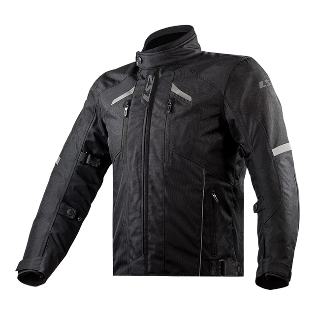 Men’s Motorcycle Jacket LS2 Serra EVO Man Black - Black