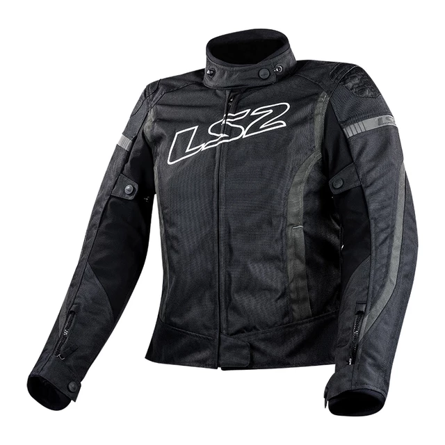 Women’s Motorcycle Jacket LS2 Gate Black Dark Grey - Black/Dark Grey - Black/Dark Grey