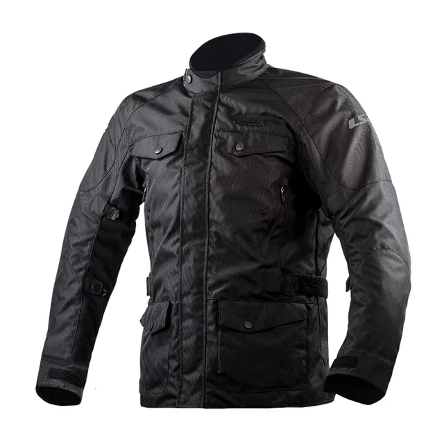 Men’s Motorcycle Jacket LS2 Metropolis Black - Black