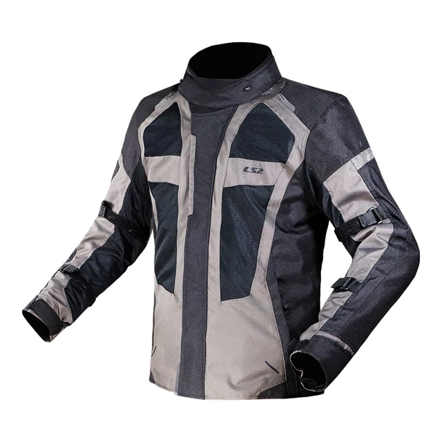 Pánska moto bunda LS2 Scout Black Dark Grey - čierna / tmavo šedá