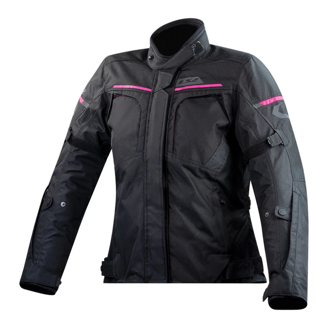 Dámská moto bunda LS2 Endurance Black Pink - černo-růžová - černá/růžová