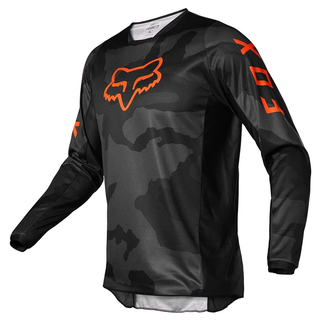 Motocross Jersey FOX 180 Trev Black Camo MX22 - Black/Camo - Black/Camo