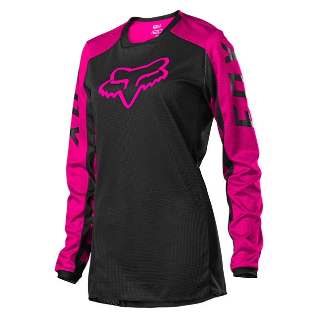 Motokrosový dres FOX 180 Djet Black pink MX22 - černá/růžová - černá/růžová