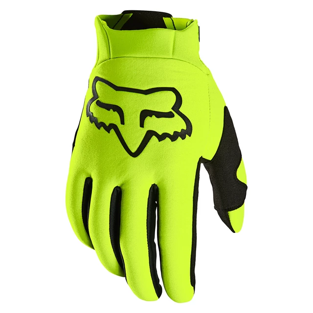 Motokrosové a cyklo rukavice FOX Legion Thermo Ce Fluo Yellow MX22 - fluo žlutá - fluo žlutá