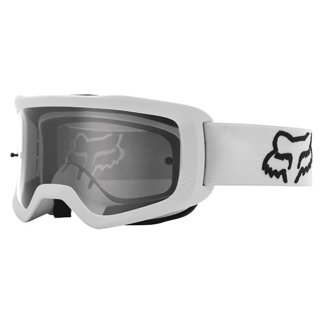 Motocross Goggles FOX Main Stray OS White MX22