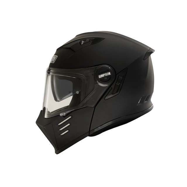Motorcycle Helmet Simpson Darksome Black Matte