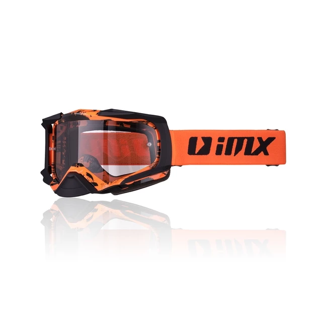 Motocross Goggles iMX Dust Graphic - Red-Black Matt - Orange-Black Matt