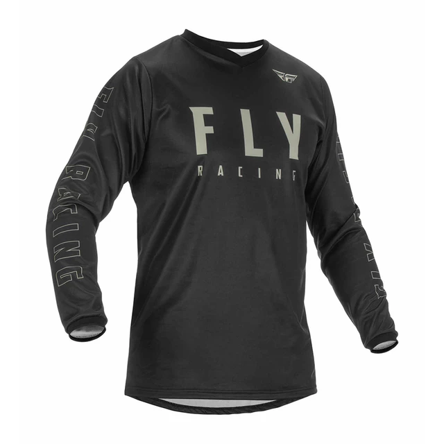 Motokrosový dres Fly Racing F-16 2022 Black Grey - černá/šedá