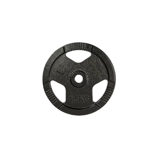 Litinové kotouče inSPORTline Hamerton Black 30 mm 1,25-25 kg