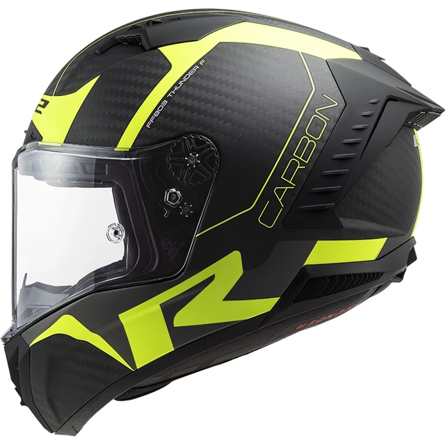 Motorcycle Helmet LS2 FF805 Thunder C Racing 1 - Matt Fluo Yellow