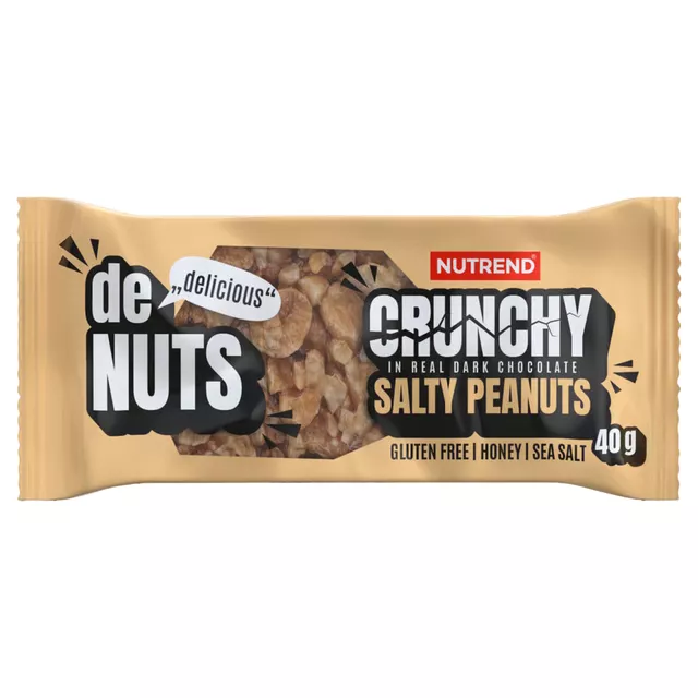 Tyčinka Nutrend DeNuts Crunchy 40g