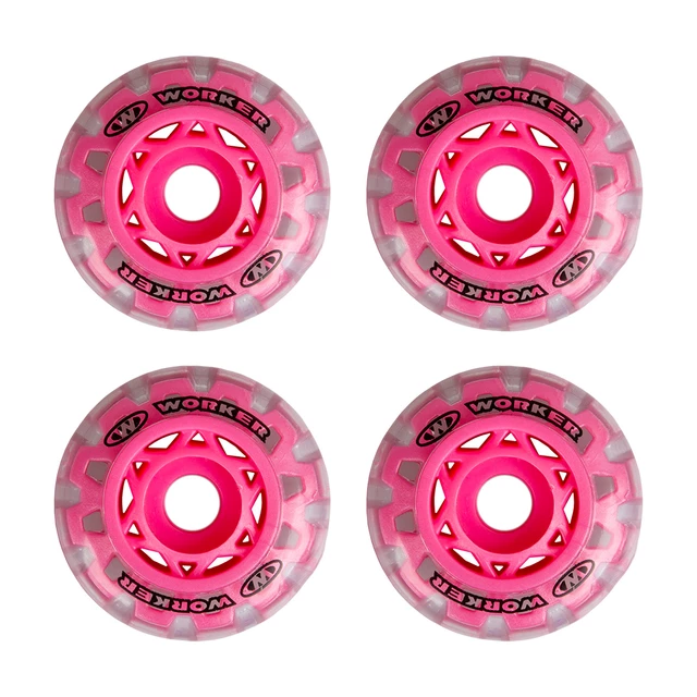 Inline Wheels WORKER TriGo Skate 64 mm - Pink - Pink