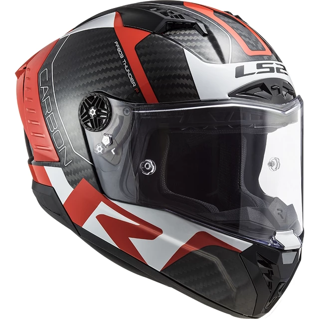 Moto prilba LS2 FF805 Thunder C Racing1 - Gloss Red White