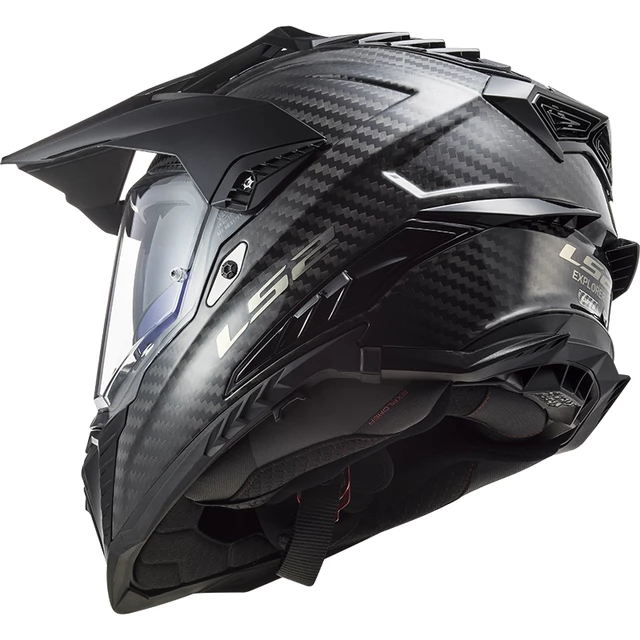 Enduro Helmet LS2 MX701 Explorer C - Glossy Carbon