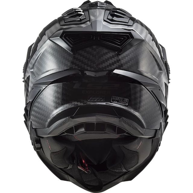 Enduro Helmet LS2 MX701 Explorer C - Glossy Carbon