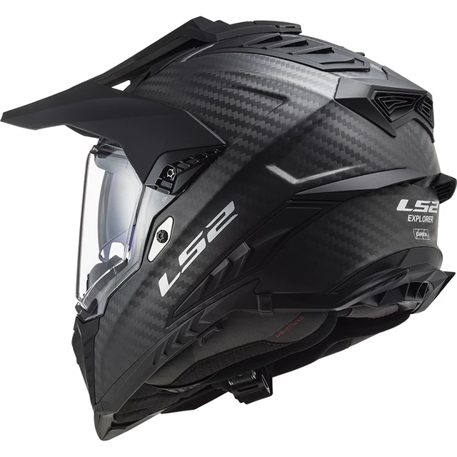 Enduro Helmet LS2 MX701 Explorer C Solid - Matt Carbon