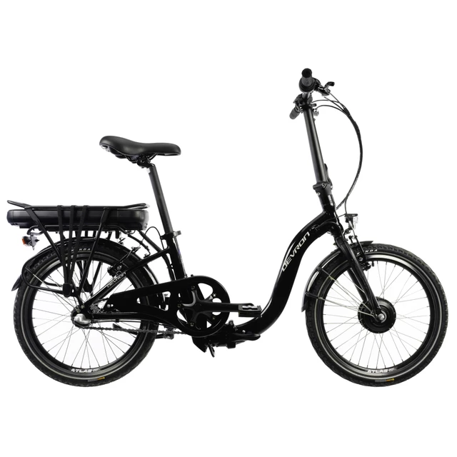 Folding E-Bike Devron 20122 20” – 2022 - Black Glossy - Black Glossy