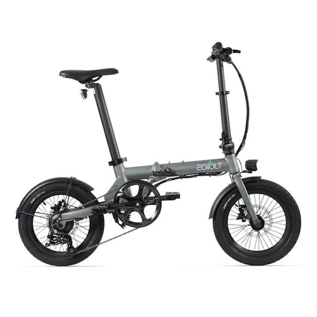 Skládací elektrokolo EOVOLT City 4-Speed 16" - šedá - šedá