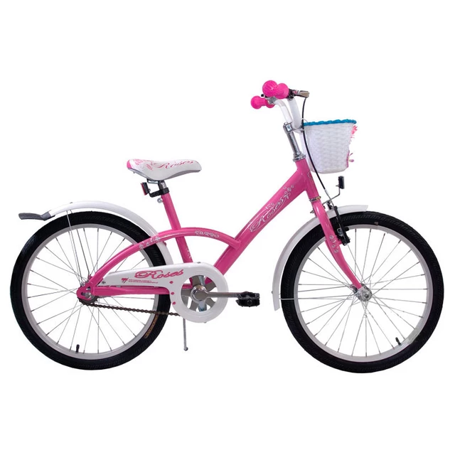 Detský bicykel Turbo Roses 20" - fialová - ružová