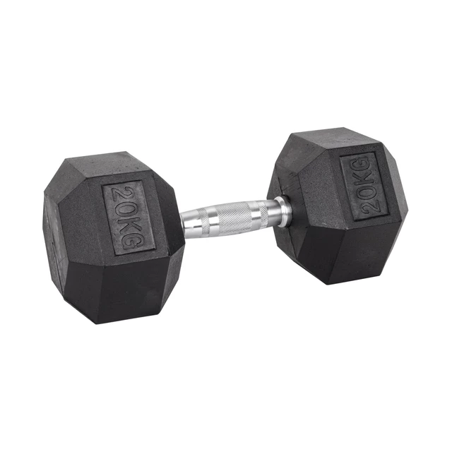 Hex Dumbbell inSPORTline Hexsteel 20 kg