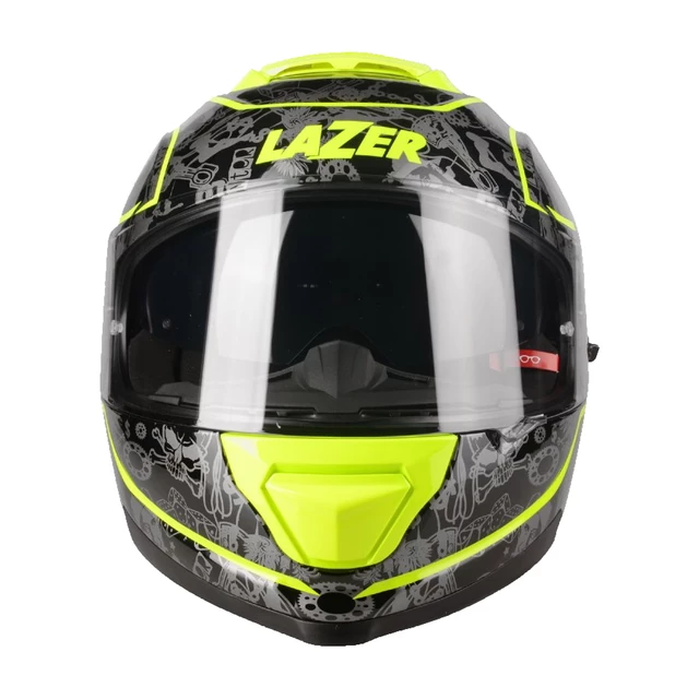 Moto přilba Lazer Rafale SR - $13 Original (Black-Yellow Fluo)