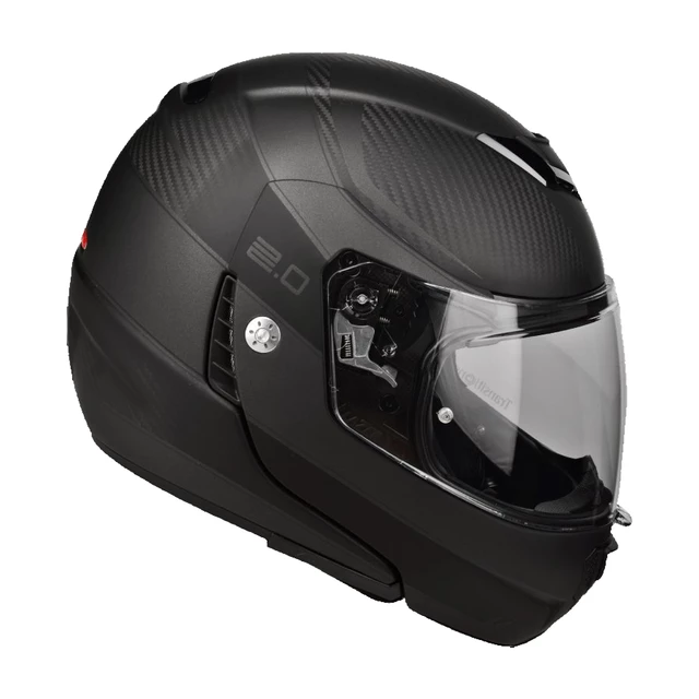 Moto přilba Lazer Monaco Evo 2.0 - Black Carbon-Matt
